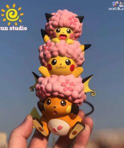 Sun Studio - Pokémon Sakura Pikachu Family & Pichu Raichu [Pre-Order]