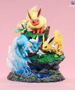 Dm Studio - Pokémon Ecological Family Series #3 Eevee Stitching 1 Water Fire Thunder [Pre-Order]