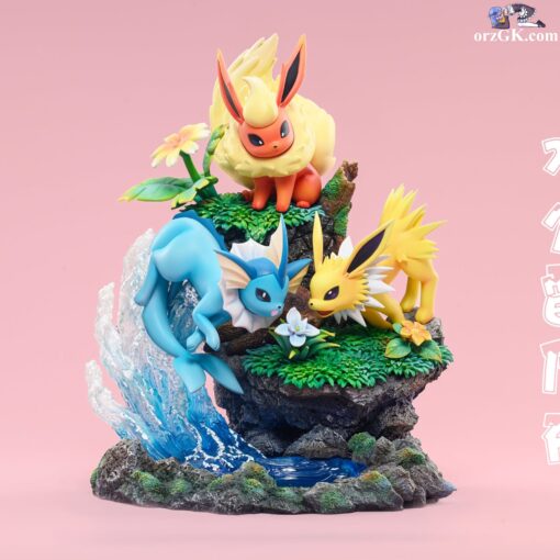 Dm Studio - Pokémon Ecological Family Series #3 Eevee Stitching 1 Water Fire Thunder [Pre-Order]