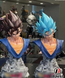 Di Tai She Studio - Dragon Ball Vegetto Black Hair Blue Replacement Head + Bust [Pre-Order] Deposit