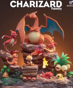 Pc House Studio - Pokémon 4Th Anniversary #2 Charizard Family [Pre-Order]