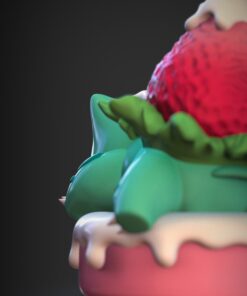 Ci Yuan Kuang Xiang Studio - Pokémon Bulbasaur With Strawberries On Its Back [Pre-Order]