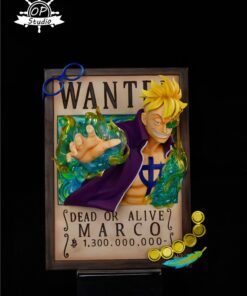 Op Studio - One Piece Marco And Whitebeard Wanted Photo Frame Series [Pre-Order Closed] Full Payment